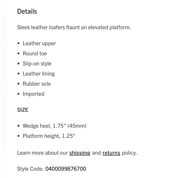 Vince Zeta Platform Loafer - size 9 - Picture 8 of 8